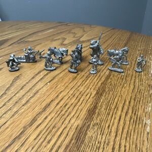 Lot Of 11 Vintage Ral Partha Miniatures 1970's 1980's Metal D&D Fantasy‎ Game